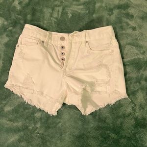Blank NYC white jean shorts
